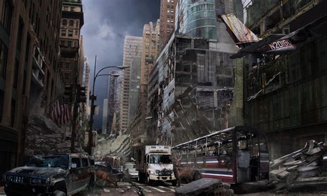 Post Apocalyptic city by graffiti-freak on DeviantArt