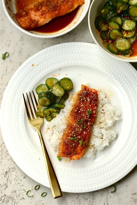 Easy Honey Teriyaki Salmon Yangs Nourishing Kitchen