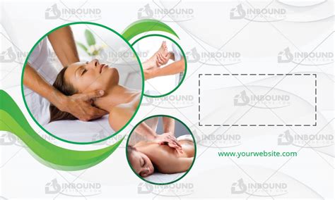 Massage Business Card Template 5 Inbound Designs