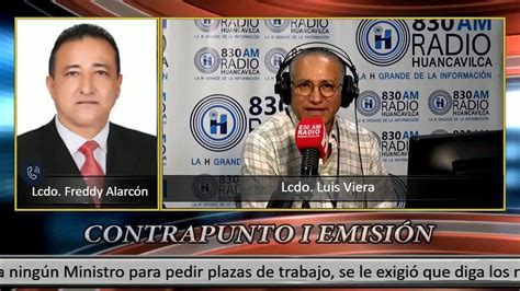 CONTRAPUNTO I EMISIÓN ENTREVISTA AL LCDO FREDDY ALARCÓN 21 06 19