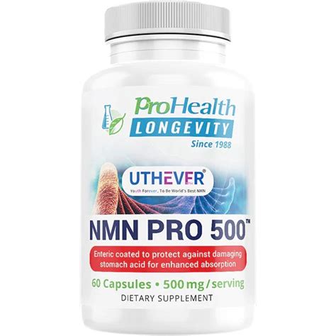 Prohealth Longevity Nmn Pro 500mg 增強吸收能力 [60粒] Ks Beauty