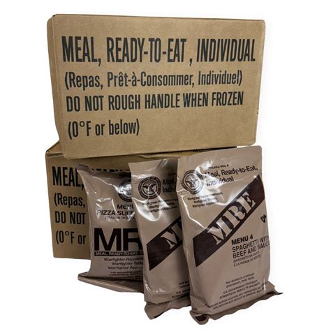 Genuine Issue MRE Meals Ready-to-Eat Emergency Food