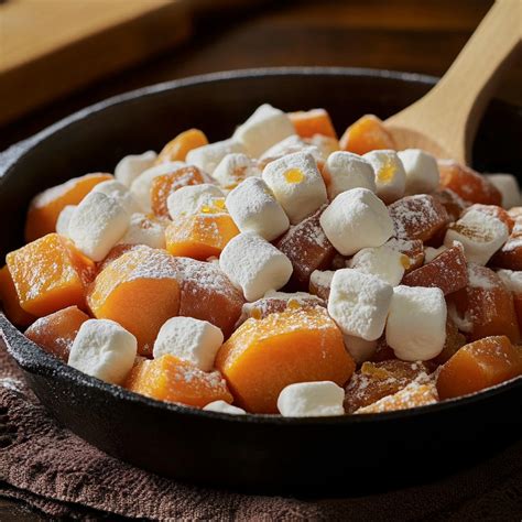sugary sweet candied yams  marshmallows recipe perfect savory