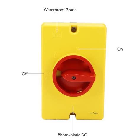 Salutuya Interrupteur D Isolation Cc Photovolta Que Salutuya