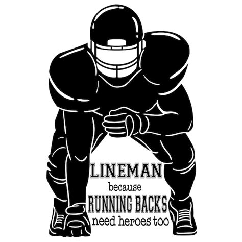 Football Lineman Cartoon Clip Art