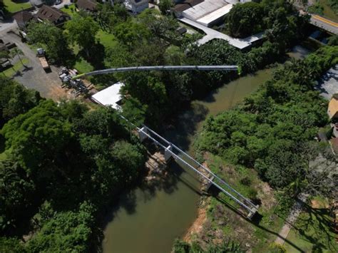 Imagens Veja Como Est O As Obras Da Ponte Coberta Que Est Sendo