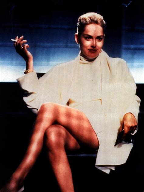 Sharon Stone Recreates Infamous Basic Instinct Nude Scene Herald Sun