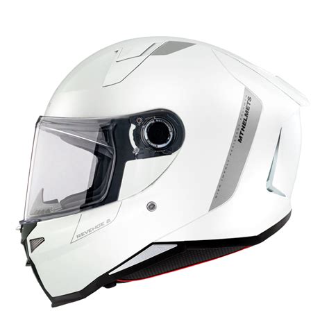 Casco MT Revenge 2 S Solid A0 Blanco Brillo 22 06