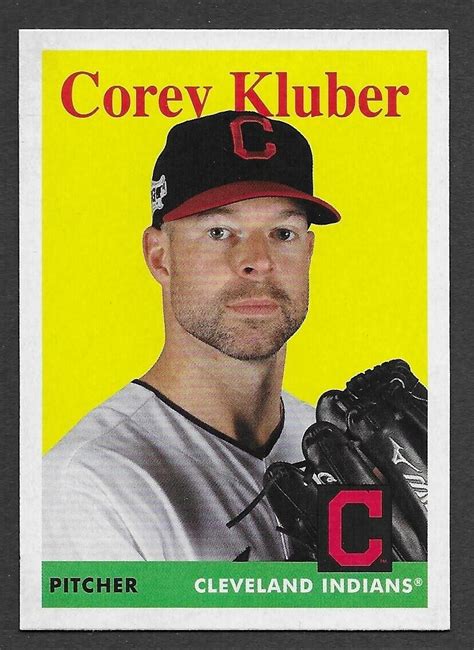 2019 Topps Archives 19 Corey Kluber Cleveland Indians EBay