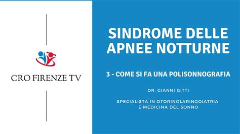 Sindrome Delle Apnee Notturne Come Si Fa Una Polisonnografia YouTube