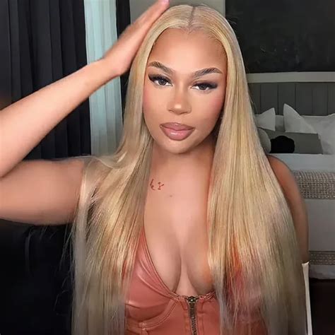 Cozy Blonde Straight Hair 13x6 Frontal Wigs Recool Hair