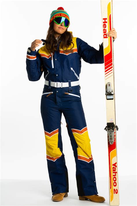 Retro One Piece Ski Suits And Onesies By Shinesty