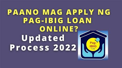 Paano Mag Apply Ng Pag Ibig Loan Online How To Apply Pag Ibig Loan