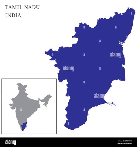 Tamilnadu Political Map Hi Res Stock Photography And Images Alamy