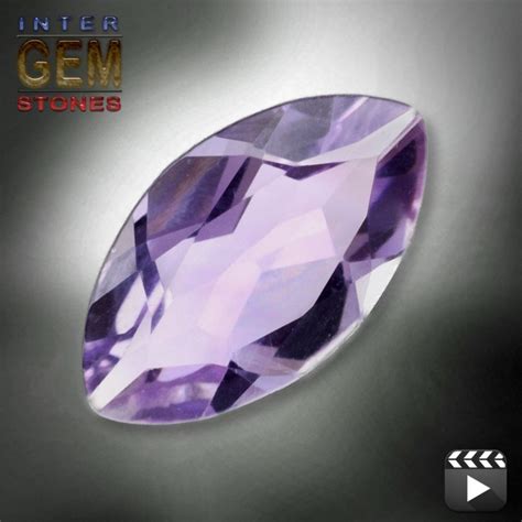 Intergemstones Amethyst La Carte Violett Navette X Mm