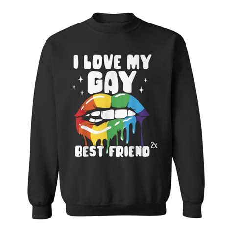 Quiero A Mi Mejor Amigo Gay Orgullo Arco Iris Actual Lgbtq Camisa De Entrenamiento Regaloses
