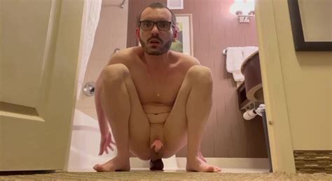 Dickless Caged Fag 2 Rides Dildo ThisVid