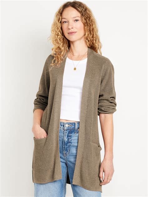 Open Front Longline Cardigan Sweater Old Navy