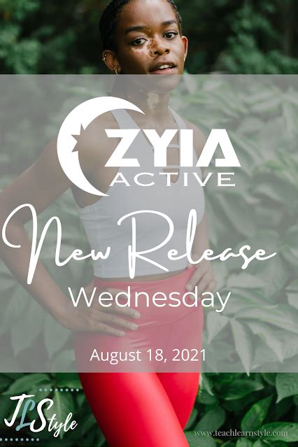 Zyia Active New Releases Featuring The Grid Tank Teach Learn Style