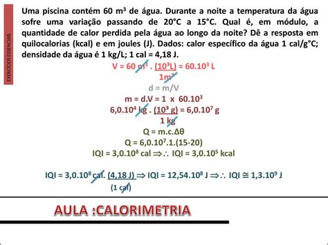 AULA CALORIMETRIA Prof Robson Ppt Carregar