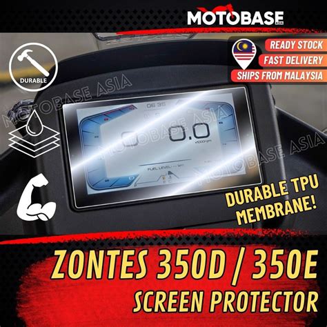 Zontes 350d 350e Meter Screen Protector Film Tpu 350 D E Shopee Malaysia