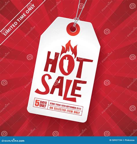 Etiqueta de la venta ilustración del vector. Ilustración de caliente