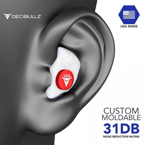 Decibullz Custom Molded Earplugs Usa Edition Sport Shooting Depot