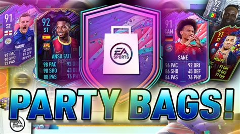 12 X FUT BIRTHDAY PARTY BAGS IS THE NEW PARTY BAG SBC GOOD VALUE