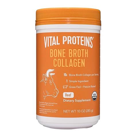 Amazon Vital Proteins Organic Grass Fed Beef Bone Broth Collagen