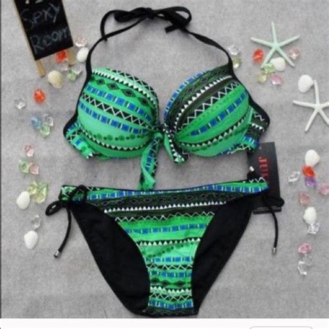 Swim Green Bikini Set Poshmark