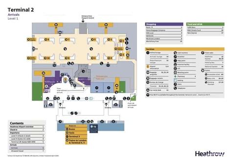 Heathrow airport map – Artofit