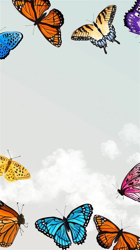 Butterfly Iphone Wallpaper Images | Free Photos, PNG Stickers ...