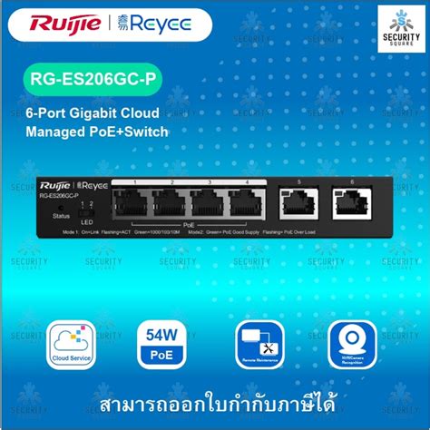 Reyee Rg Es Gc P Cloud Managed Smart Poe Switch Port Gigabit