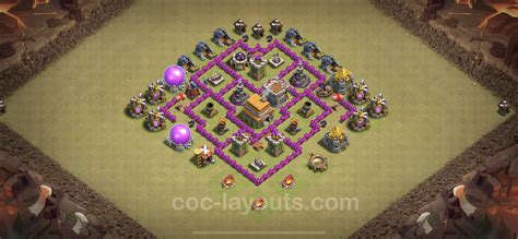 Best War Base Th6 With Link Anti Everything Town Hall Level 6 Cwl