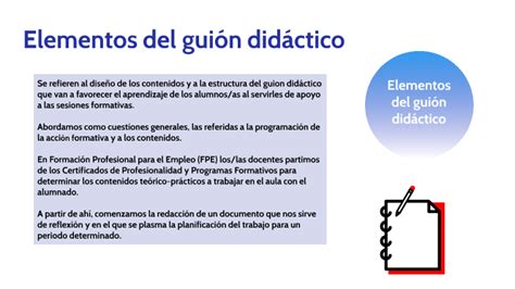 ELEMENTOS DEL GUIÓN DIDÁCTICO by Sonia yo on Prezi