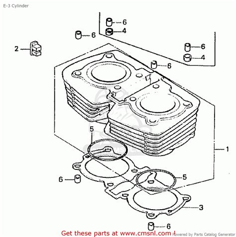 Honda Cm400t 1981 B Canada E 3 Cylinder Buy E 3 Cylinder Spares Online