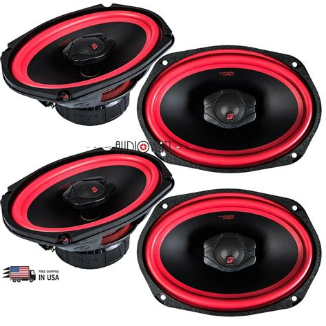 4x Cerwin Vega V469 6x9 500w Titanium Dome Tweeter Power Handling