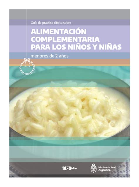 Guía de Práctica Clínica sobre Alimentación Complementaria para niños y