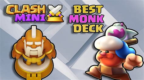 Clash Mini My Best Monk Decks Tips And Tricks For The Monk Youtube