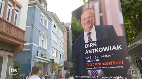 Neustadt statt Friedberg Wahlplakate von Bürgermeister Kandidat in