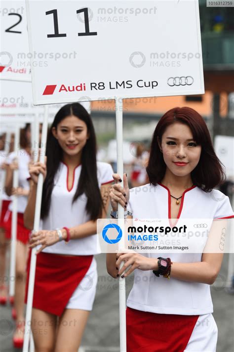 Grid Girls At Audi R Lms Cup Zhuhai China March