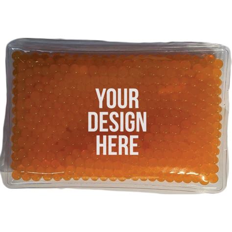 Advertising Gel Beads Rectangle Hot Cold Packs
