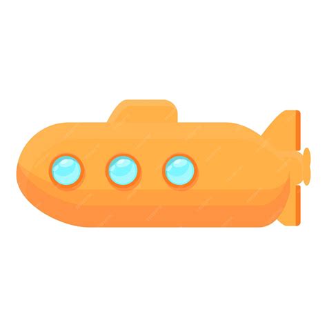 Premium Vector Sea Submarine Icon Cartoon Of Sea Submarine Vector Icon For Web Design Isolated