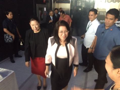 LOOK: Chief Justice Maria Lourdes Sereno has arrived here for ex-CJ ...