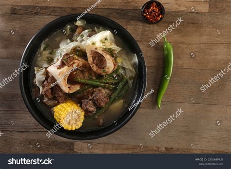 Beef Bulalo Dish Filipino Cuisine Soup Stock Photo 2201690735 ...