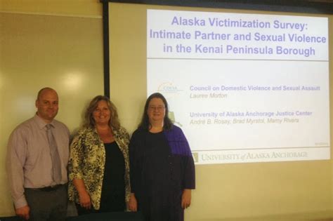 Uaa Justice Center Alaska Victimization Survey Results Show That Over