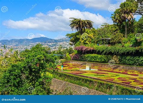 Famous Tropical Botanical Gardens In Funchal Town Madeira Island