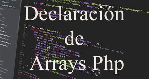 Declaraci N De Arrays Php Explicaci N De Distintas Formas De Declarar