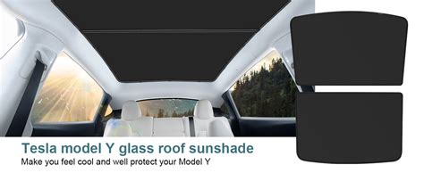 Amazon KUNIST Non Sag Roof Sunshades For Tesla Model Y 2024