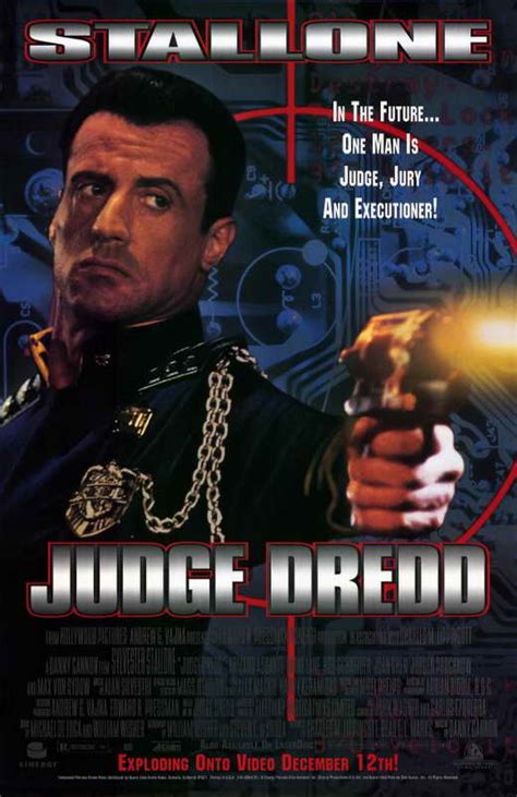 Judge Dredd Movie Posters From Movie Poster Shop